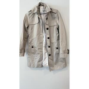 Banana Republic Trench Coat Classic Beige Size Medium